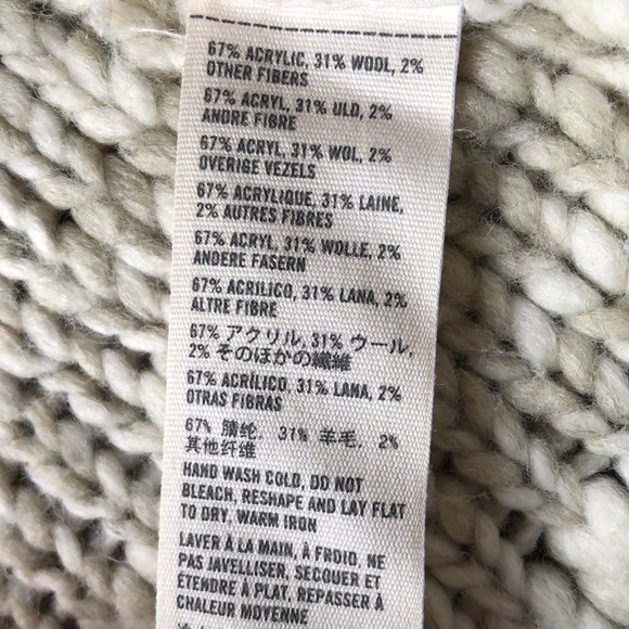 *RARE* Abercrombie & Fitch chunky cap sleeve hooded cardigan - Picture 4 of 6